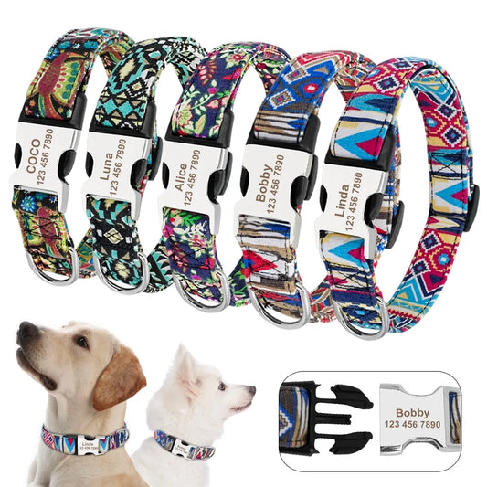 Personalized Pet Dog Tag Collar